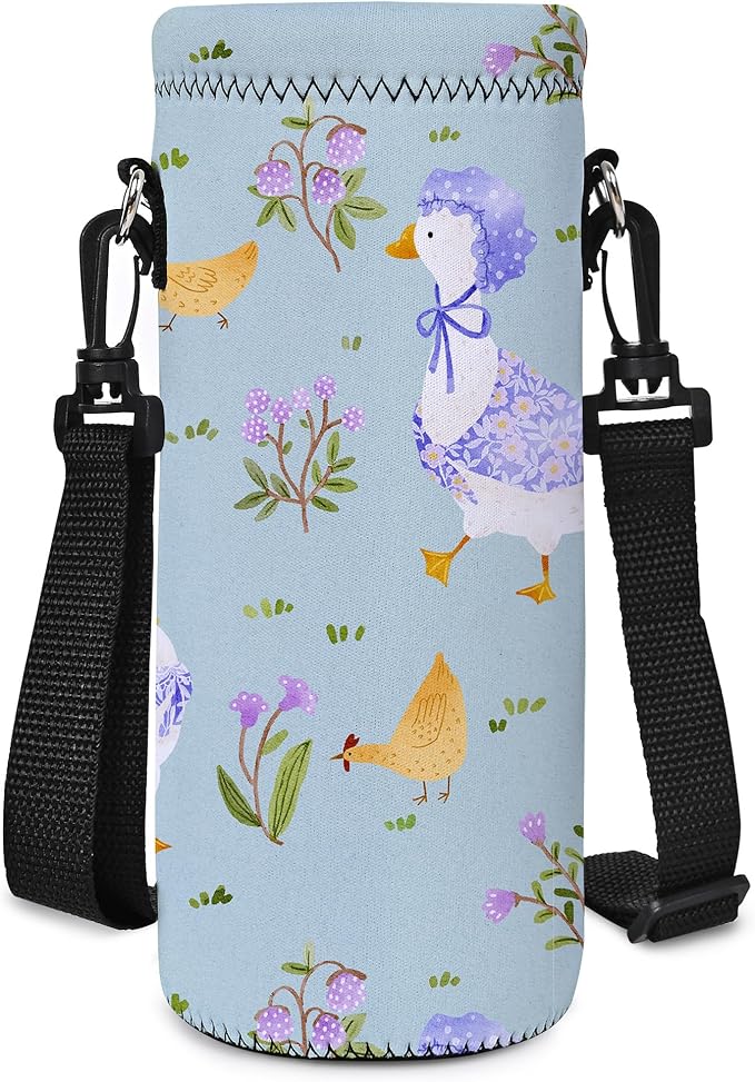 AUPET Water Bottle Bag Carrier,24oz/32oz Insulated Neoprene bottle Sling Holder Case Pouch Cover for 1000ML/750ML Bottles with Shoulder Strap for walking-CubbioJoy