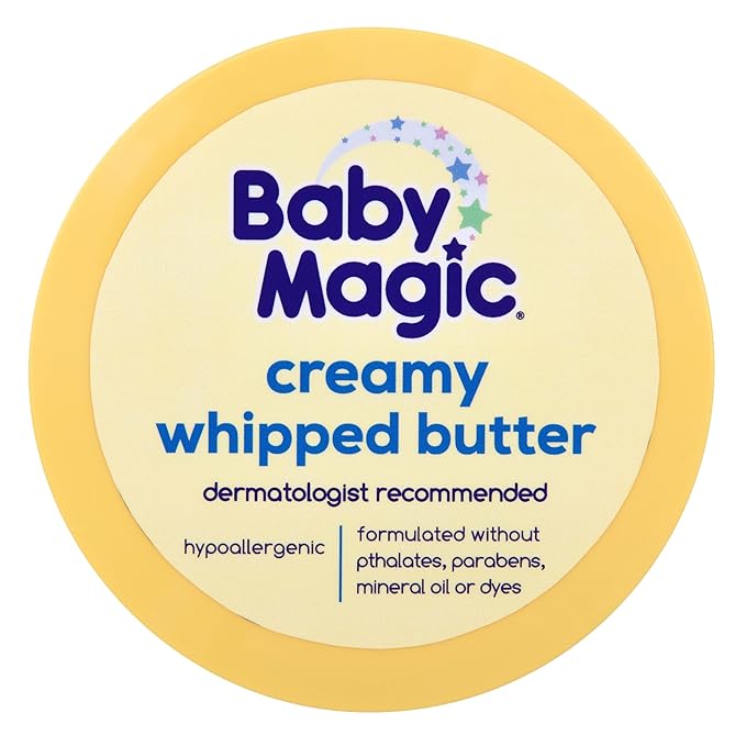 Baby Magic Creamy Whipped Butter | Helps Keep Skin Feeling Healthy and Baby Soft | Hypoallergenic | 8.4 fl oz.-CubbioJoy