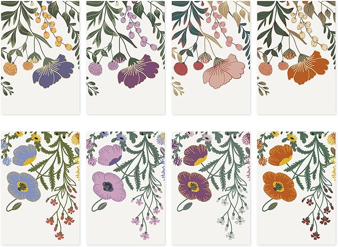 2025 Wall Calendar, Calendar 2025, Floral Design Wall Calendar with Thick Paper, 18 Months Runs From July 2025 - December 2026, 12" x 15", Twin-Wire Binding, Perfect for Planning (Flower)-CubbioJoy