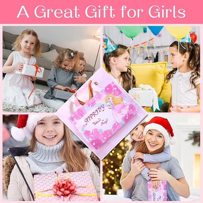 AIPRIDY Charm Bracelet Making Kit,Unicorn Mermaid Crafts Gifts Set Can Inspires Imagination and Creativity,Jewelry Making Kit Perfect Gifts for Girls 5-12 Years Old (72 Pieces Rose)-CubbioJoy