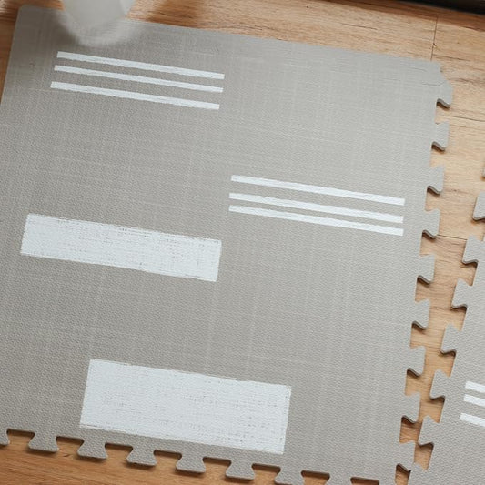 Baby Play Mats for Floor - Nira (4x6ft) - Premium EVA Foam Play Mat for Babies & Toddlers - Perfect for Tummy Time, Crawling, Playroom - Stylish & Comfortable Kids Play Mat-CubbioJoy