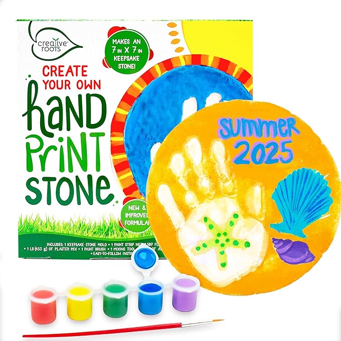 Creative Roots Create Your Own Handprint Stone by Horizon Group USA-CubbioJoy