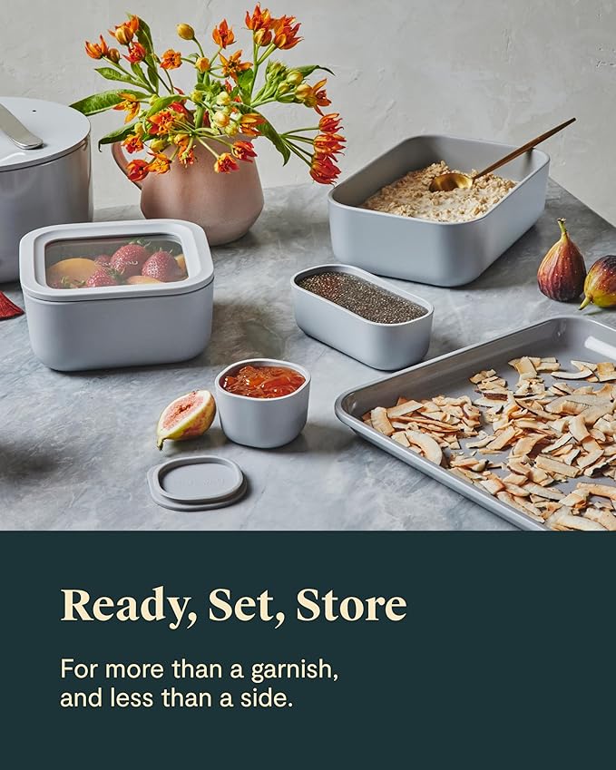 Caraway 2pc Dash Inserts - Dash Ramekins w/Lid - Easy to Store, Non Toxic - Perfect for Sauces, Garnish, & Small Snack or Sides-CubbioJoy