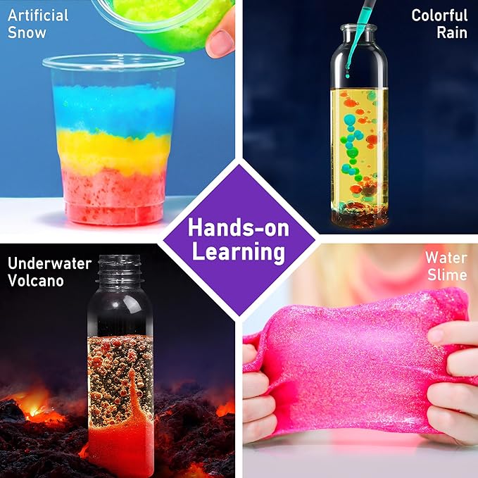 BenBen Science Kits for Kids Age 8-12, 105 Experiments Educational Toy, STEM Toys for 6 7 8 Year Old Boys Girls Birthday Gift, Science Kits for Kids Age 5-7, Chemistry Set for Homeschooling-CubbioJoy