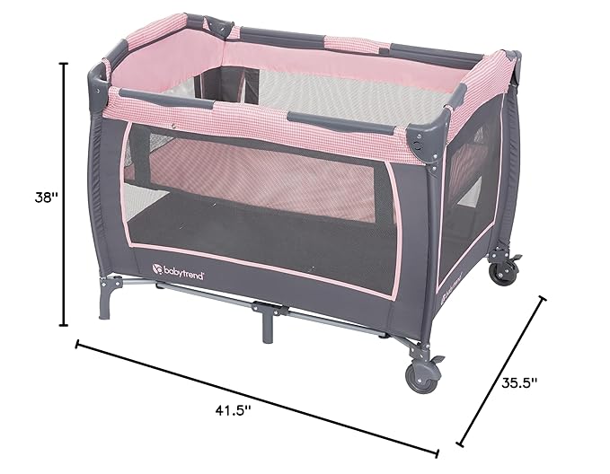 Baby Trend Lil' Snooze Deluxe III, Cozy Pink-CubbioJoy