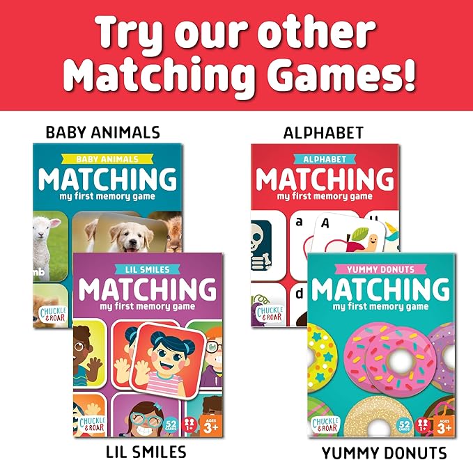 Chuckle & Roar - Matching+ Wooden Sensory Shapes - Logic Puzzles - Premium Wood Construction - Flat Board Puzzle Pieces for Ages 6 and up-CubbioJoy