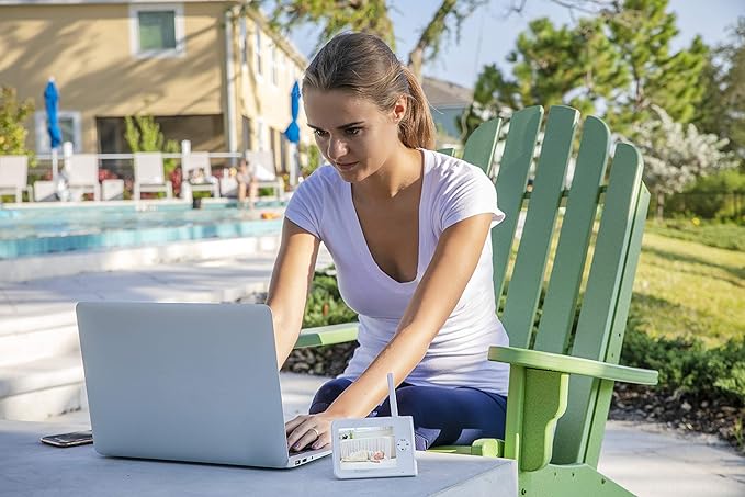 Babysense 3.5" Screen, Video Baby Monitor with Camera and Audio, 960ft Range (Open Space), Night Light, Two-Way Audio, Zoom, Night Vision, Lullabies-CubbioJoy