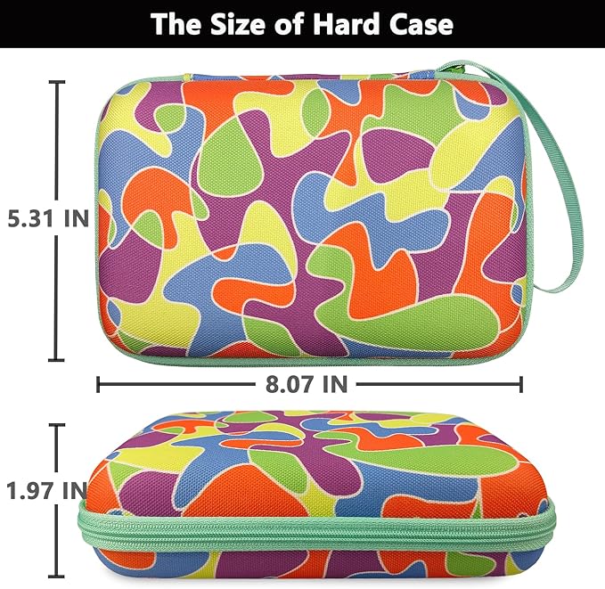 Case Compatible with Giiker Super Slide Brain Games, Protective Storage Bag Holder for Giiker Brain Teaser Puzzles Games Toys (Only Case) (Multicolor)-CubbioJoy