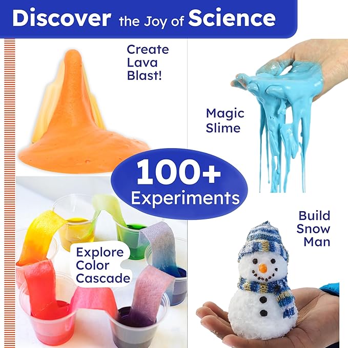 Butterfly EduFields 100+ Science Kits for Kids Age 4-8 | Science Kit Gifts for 6 Year Old Boys & Girls | Science Experiments for Kids 6-8 | Science Kits Age 4-8 | Cool 7 Year Old Gifts-CubbioJoy