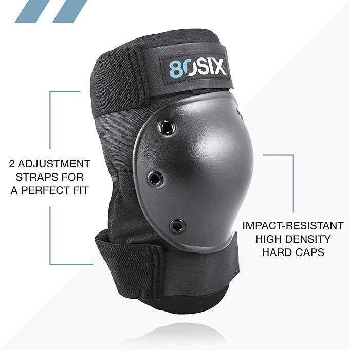 80Six Kids Multi-Sport Pad Set with Wristguards, Elbow Pads, and Knee Pads, Designed by Industry Leading Brand Triple 8-CubbioJoy