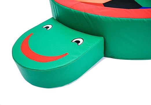 Children's Factory Turtle Hollow Play Yard, Soft Toddler Indoor Playground for Daycare, Preschool, 59" x 44" x 9.5"-CubbioJoy