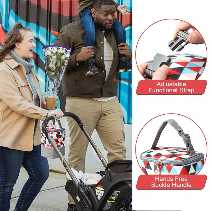 Accmor Breastmilk Cooler Bag, Baby Bottle Cooler Bags, Insulated Bottle Cooler Tote Bags On The Go, Fits 4 Large 8oz Bottles, for Nursing Mom Daycare Travel-CubbioJoy