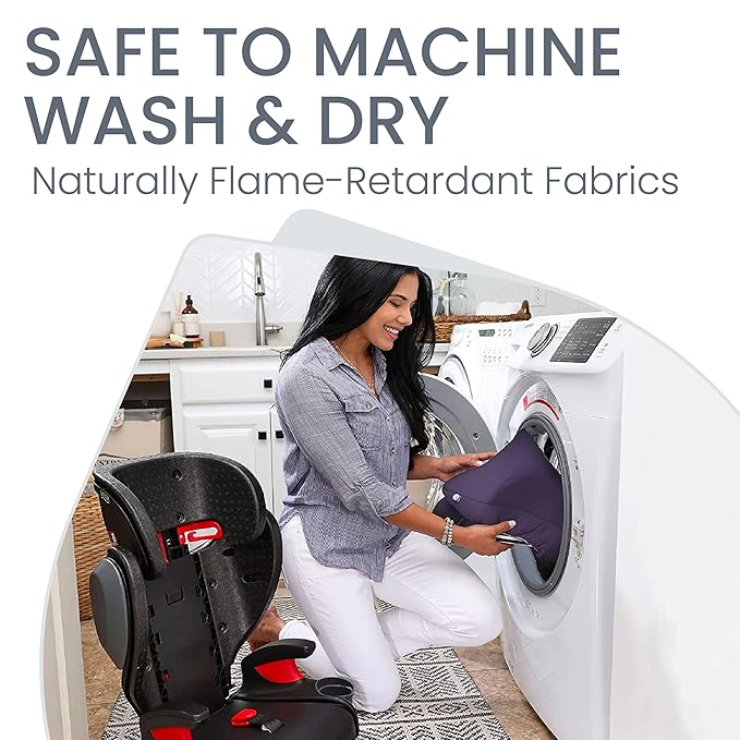 Britax Highpoint Backless Belt-Positioning Booster Seat, SafeWash Purple Ombre-CubbioJoy