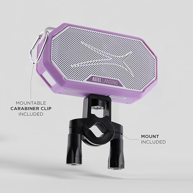 Altec Lansing Portable Bluetooth Speaker HYDRAMINI 2.0, IP67 Waterproof, Portable Speaker, 12h Playtime, Wireless Pairing, USB-C Quick Charge, Magnetic Bluetooth, Voice Assistant Integration-CubbioJoy