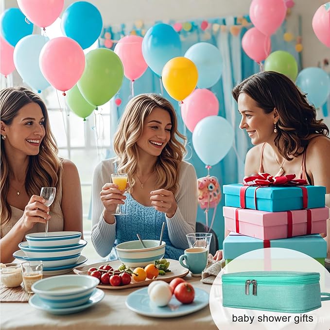 Insulated Breastmilk Cooler Bag with 2 Ice Packs - Breastmilk Cooler Organizer Bag for Daycare, Breastfeeding Mom Travel Outdoor-CubbioJoy