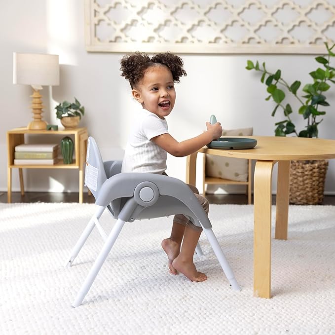 Ingenuity Trio Foldaway 6-in-1 Baby High Chair, 6 Ways to Use, Toddler Chair, Foldable Legs, 6M-5Y-CubbioJoy