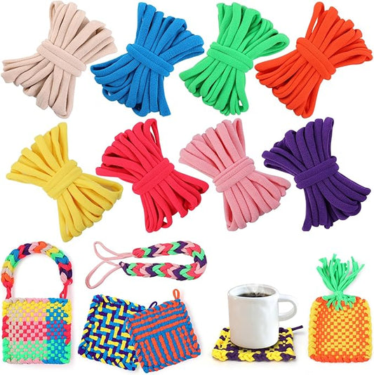 IQKidz 224 PCS Loom Loops Refill for Potholder Weaving Loom Kit Toys, Elastic DIY Arts and Crafts Loops Supplies for Kids Beginners, Perfect Birthday Gifts for 5 6 7 8-12 13 Year Old Girls-CubbioJoy