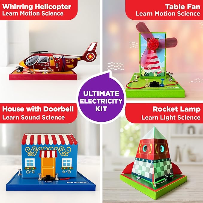 Doctor Jupiter Ultimate Science Gift Set of Science Kit, Electricity Kit for Kids Age 8-12 | Birthday Gifts for Boys & Girls of 8,9,10,11,12,13,14 Year Olds | STEM Learning & Education Toys-CubbioJoy