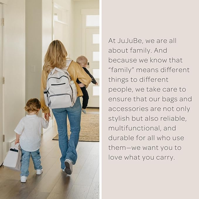 JuJuBe x Witney Carson - New Insulated Bottle Bag, Breastmilk Storage Bag for Baby Bottles, Waterproof Travel Lunch Bag or Cooler Bag for Nursing, Milk, Food, Snacks, Cloud, Mothers Day Gift-CubbioJoy