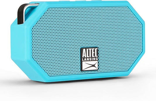 Altec Lansing Mini H2O - Waterproof Bluetooth Speaker, IP67 Certified & Floats in Water, Compact & Portable Speaker for Hiking, Camping, Pool, and Beach,Aqua-CubbioJoy
