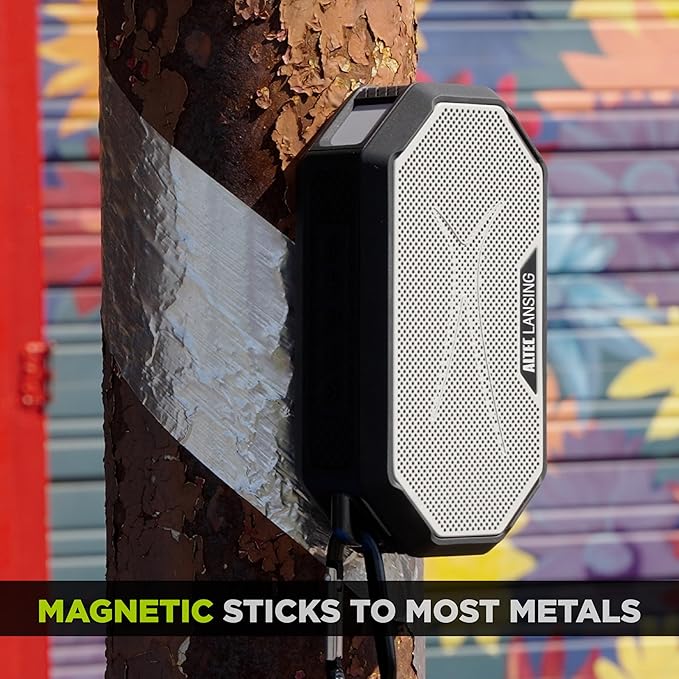 Altec Lansing Portable Bluetooth Speaker HYDRAMINI 2.0, IP67 Waterproof, Portable Speaker, 12h Playtime, Wireless Pairing, USB-C Quick Charge, Magnetic Bluetooth, Voice Assistant Integration-CubbioJoy