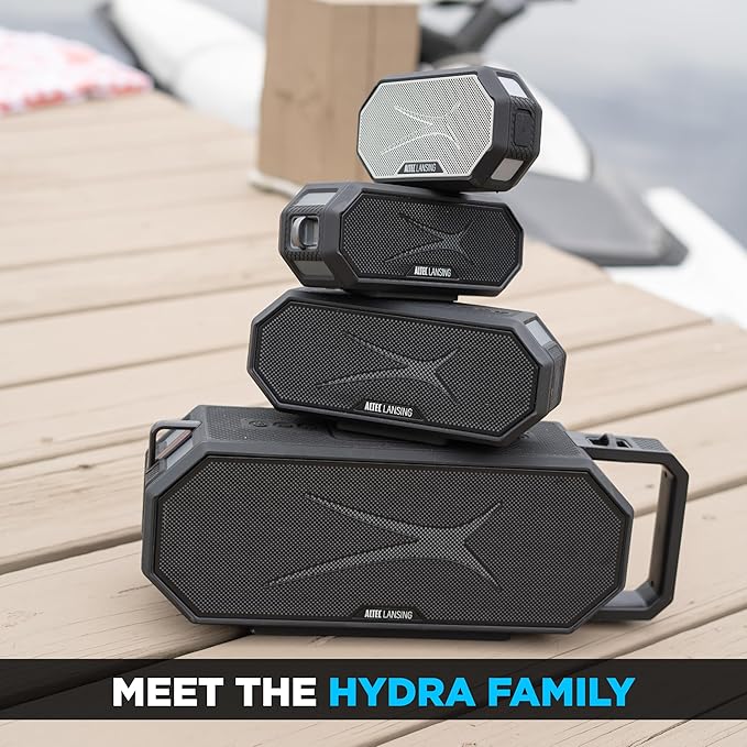 Altec Lansing Portable Bluetooth Speaker HYDRAMINI 2.0, IP67 Waterproof, Portable Speaker, 12h Playtime, Wireless Pairing, USB-C Quick Charge, Magnetic Bluetooth, Voice Assistant Integration-CubbioJoy