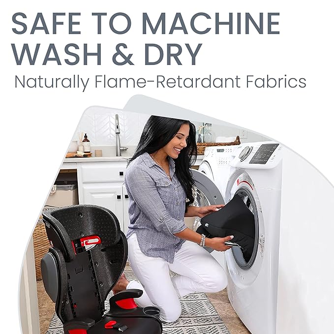 Britax Highpoint Backless Belt-Positioning Booster Seat, SafeWash Black Ombre-CubbioJoy