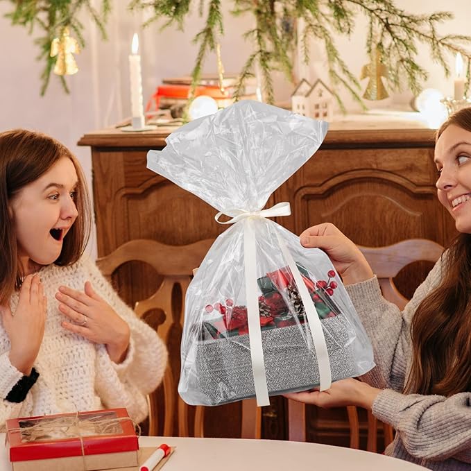 4 Pack Small Storage Shelf Baskets for Organizing, Mini Woven Rope Storage Bins for Towels, Cute Decorative Closet Organizer，Baby Nursery, Gift Empty Baskets -11.81''Lx7.87''Wx4.72''H-Grey-CubbioJoy