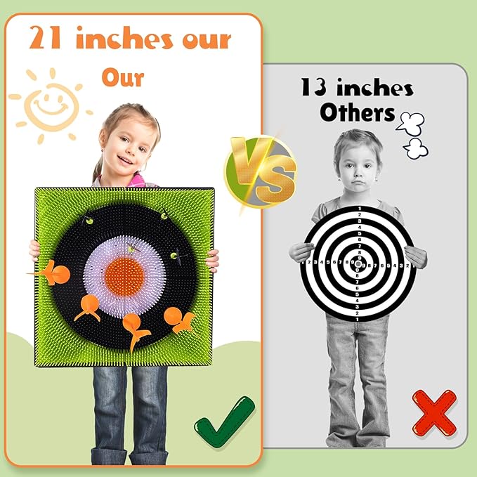 Axe Throwing Game for Backyard,Plastic Axe Throwing Game Set,Ax Throwing Game Set for Adults,Contains Foldable Axe Throwing Board,Axes,Bows and Arrows and 3 Types of Darts for Family Games-CubbioJoy