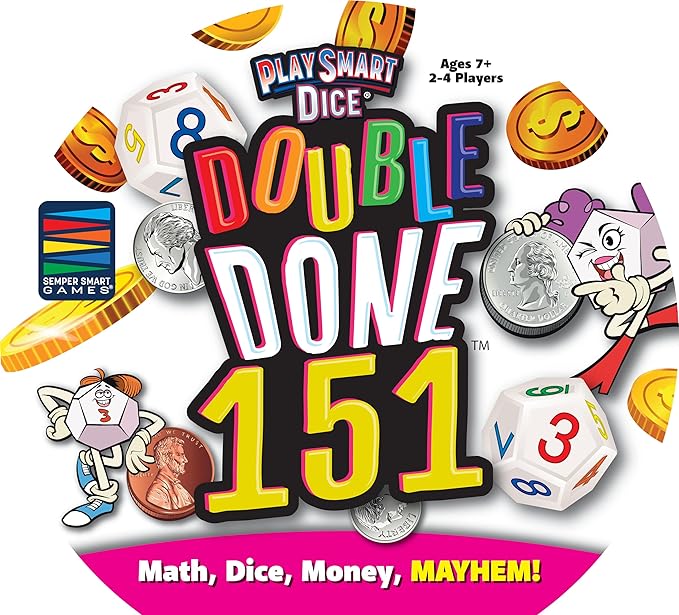 Double Done 151: Money and Mayhem Make Math Fun for The Whole Family!-CubbioJoy