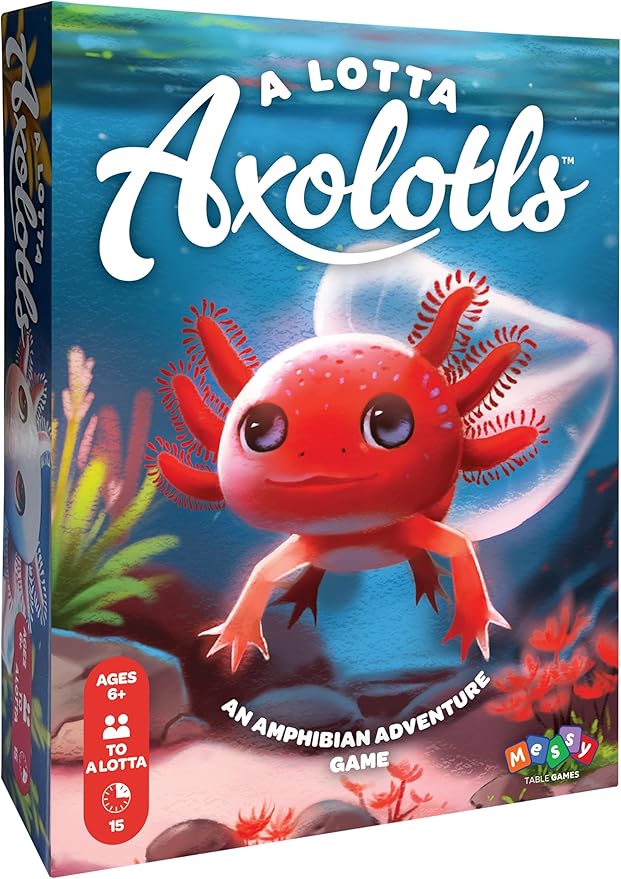 A Lotta Axolotls | Lighthearted Card Game | Great for Game Night | Perfect for Kids and Adults | Ages 6 and up-CubbioJoy
