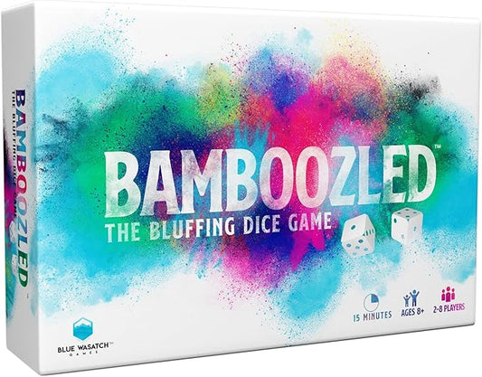 Bamboozled - A Hilariously Fun Bluffing Dice & Card Game. Family-Friendly Party Game for Kids, Teens & Adults. Fast and Easy to Learn-CubbioJoy