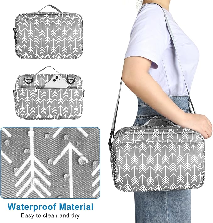 Accmor Stroller Organizer, Universal Stroller Organizer with Insulated Cup Holder Pocket, Dual Purpose Large Capacity Stroller Bag Caddy, Stroller Accessories Fits for Uppababy, Doona, Nuna Strollers-CubbioJoy