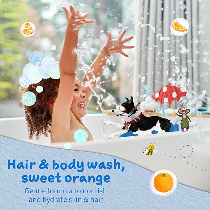 Childs Farm hair & body wash organic sweet orange 250ml-CubbioJoy