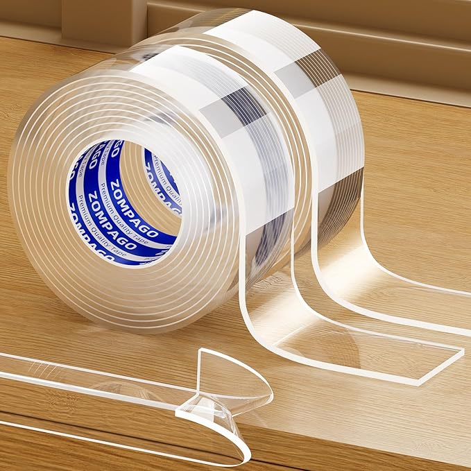 Clear Soft Corner Protectors for Furniture Strip,1.2in x6.56FT,2 Roll Sharp Edge & Table Bumper,Window Edge,Wall Protector,Soft Corner Guards Safe for Proof,Table Corner Protectors in Family-CubbioJoy