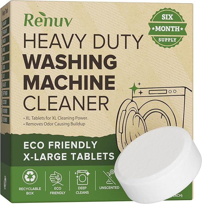 Dishwasher Cleaner + Washing Machine Cleaner Bundle - Heavy Duty Appliance Deep Cleaning, Descaling and Deodorizing.-CubbioJoy