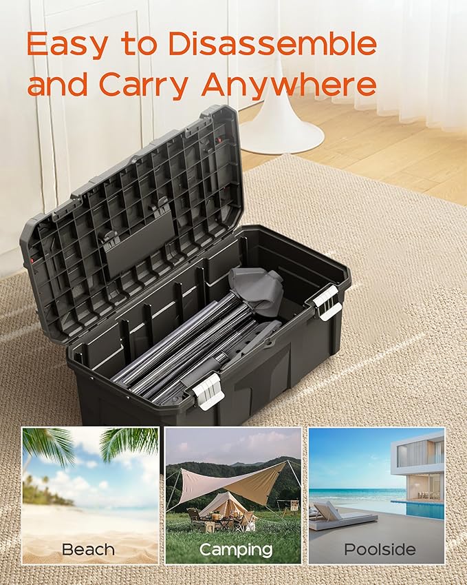 Clothes Drying Rack Foldable, 59 inch Tripod Laundry Drying Rack Indoor with Rotating Clothes Rail for 27 Pieces of Clothes, Space Saving, Stainless Steel, Grey and Silver CDR001G01-CubbioJoy