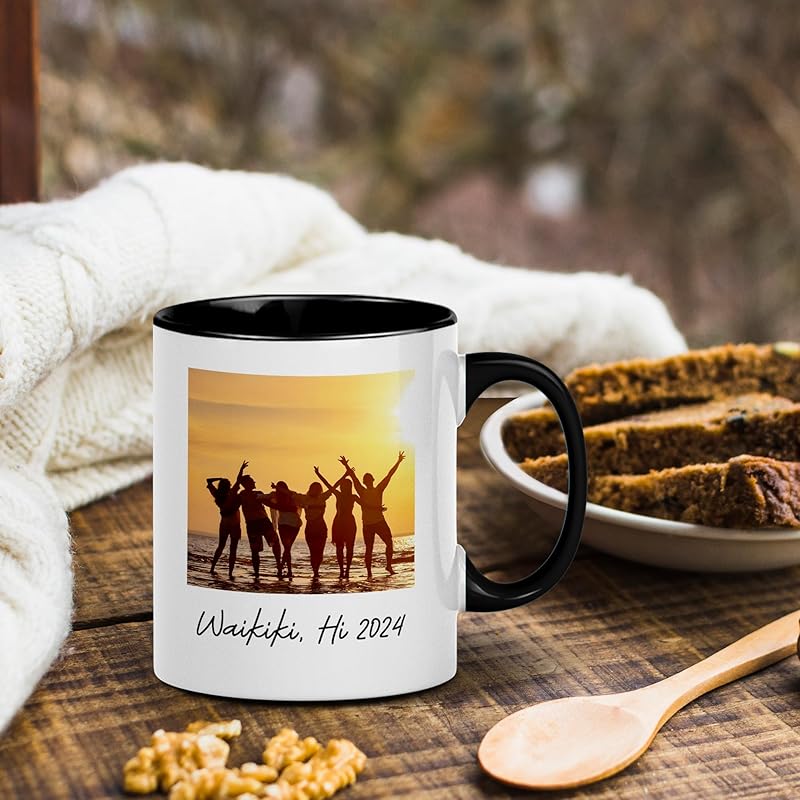 Custom Mugs with Pictures Text or Logo, Personalized Photo Coffee Mugs for Women, Personalized Gifts for Men Teacher or Nurse, Custom Coffee Mug Fathers Day Mothers Day Birthday or Christmas-CubbioJoy