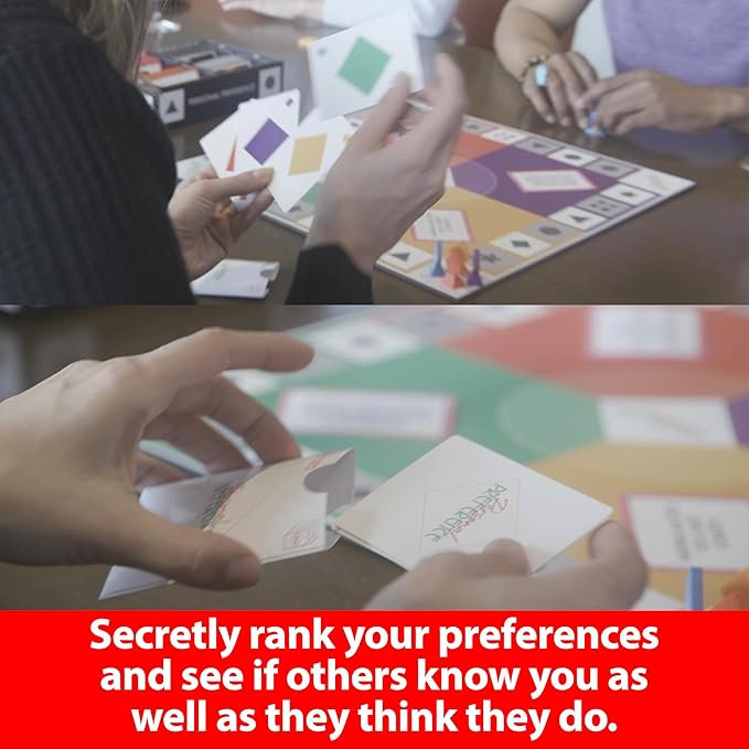 Board Game - The Original Preference Ranking Family Party Game from The 1980s, with 750 All New Cards, 'How Well Do You Really Know Each Other', 2-12 Players (Updated Edition)-CubbioJoy