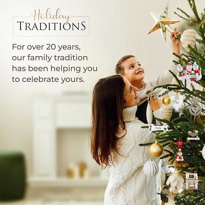 Baby Personalized Christmas Ornaments 2023 - Fast & Free 24h Customization – Pink Baby's First Picture Frame Christmas Decorations with Name - Comes Gift-Wrapped-CubbioJoy