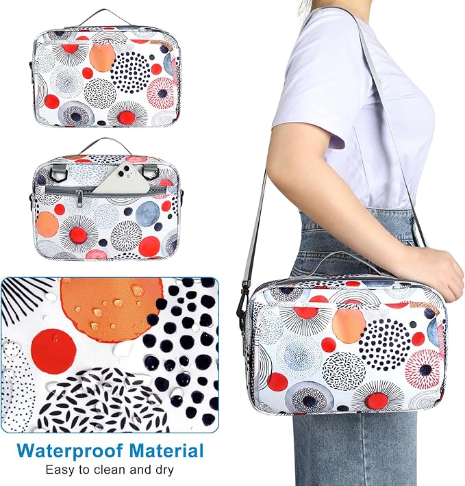 Accmor Stroller Organizer, Universal Stroller Organizer with Insulated Cup Holder Pocket, Dual Purpose Large Capacity Stroller Bag Caddy, Stroller Accessories Fits for Uppababy, Doona, Nuna Strollers-CubbioJoy