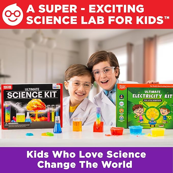 Doctor Jupiter Ultimate Science Gift Set of Science Kit, Electricity Kit for Kids Age 8-12 | Birthday Gifts for Boys & Girls of 8,9,10,11,12,13,14 Year Olds | STEM Learning & Education Toys-CubbioJoy