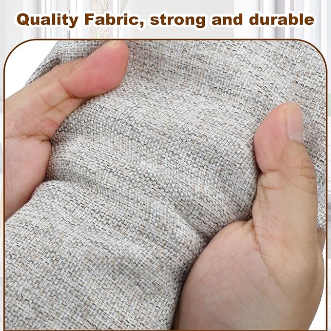 75 Quarts Extra Large Decorative Storage Bins with Lids, 3 Packs Beige Collapsible Storage Bins with Lids, Stackable Storage Bins Decorative Box Storage With Lid Extra Large-CubbioJoy