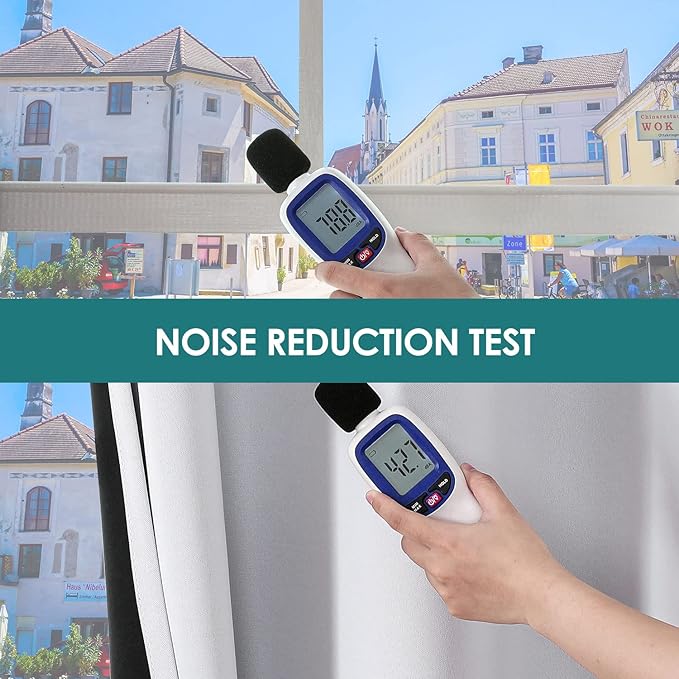 ChrisDowa 100% Blackout Curtains 108 inch Long for Bedroom with Black Liner, 2 Thick Layers Total Blackout Thermal Insulated Grommet Window Curtains 2 Panels Set (Greyish White, 52 x 108 Inch)-CubbioJoy