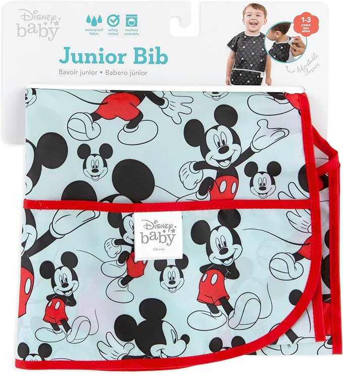 Bumkins Bibs - Toddler Bibs, Waterproof, Large for 1-3 Years, Short Sleeve-CubbioJoy