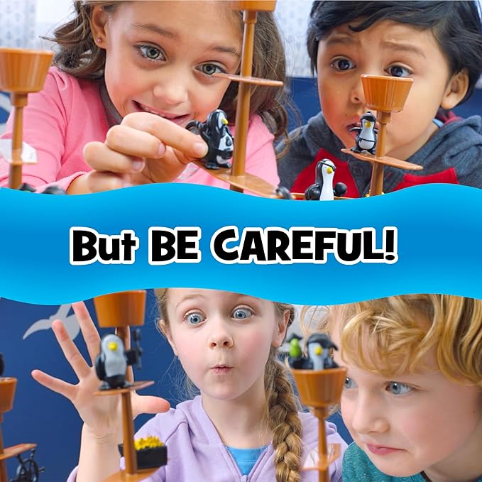 Don’t Rock the Boat Board Game - Kids Games, Family Games for Kids and Adults, Board Games for Family Night, Multi-Player Board Games, Builds Hand & Eye Coordination, Balancing Toy, Ages 5+-CubbioJoy