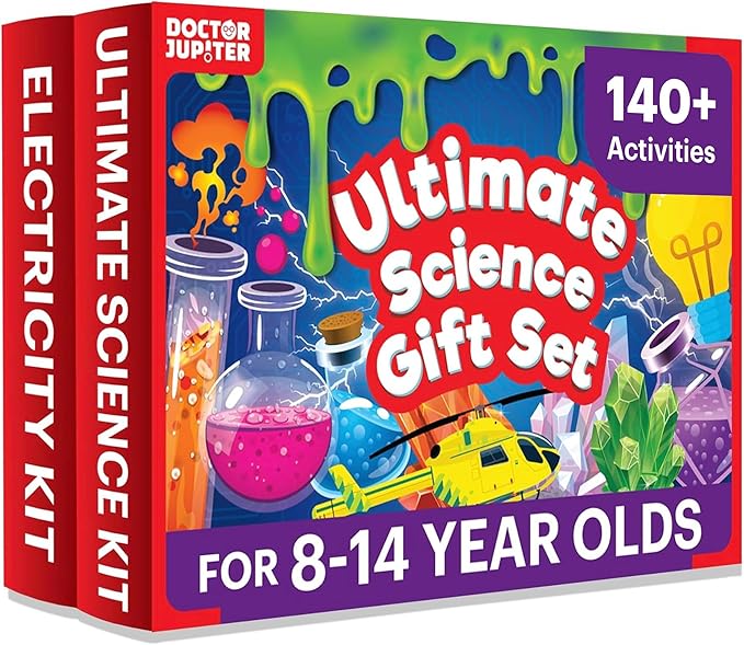 Doctor Jupiter Ultimate Science Gift Set of Science Kit, Electricity Kit for Kids Age 8-12 | Birthday Gifts for Boys & Girls of 8,9,10,11,12,13,14 Year Olds | STEM Learning & Education Toys-CubbioJoy