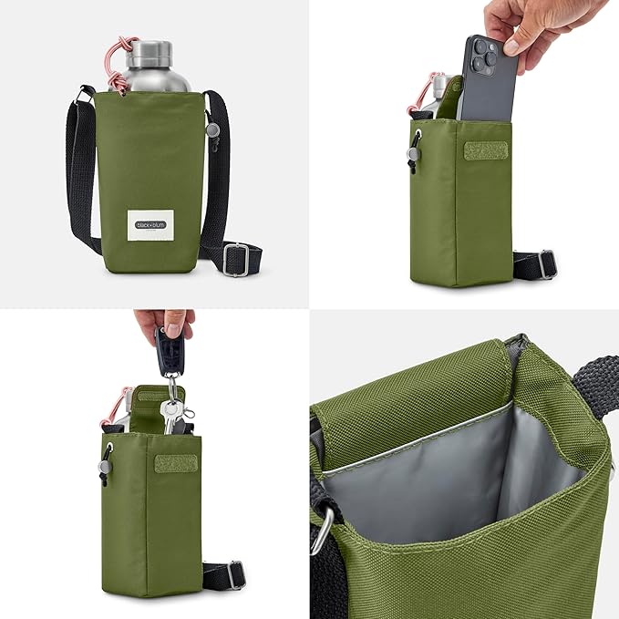 Black+Blum Insulated Bottle Bag - Made with Recycled PET and BPA Free - Bottle Bag for On The Go-CubbioJoy