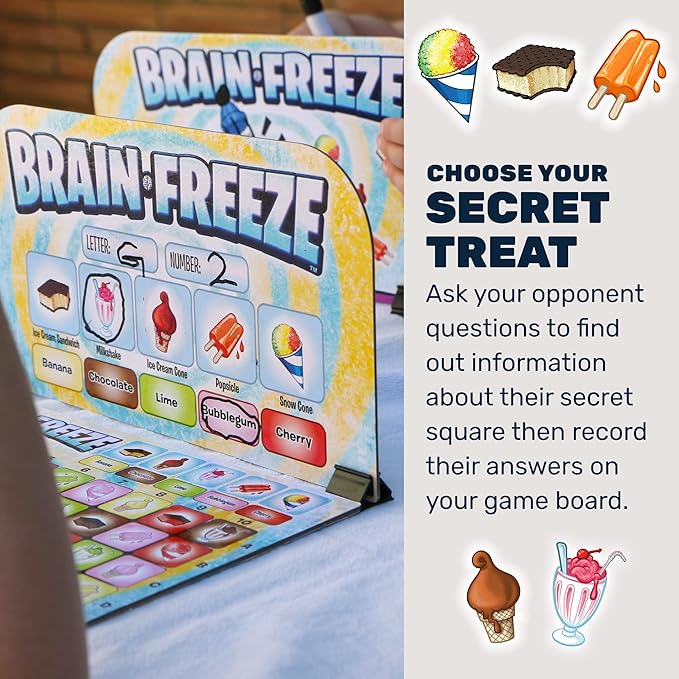 Brain Freeze™ Board Game – Fun Memory Game for Kids & Families, Educational Toys & Learning Game, Logic & Deduction Challenge, Ages 5+-CubbioJoy