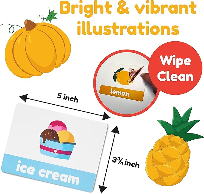 Advanced Flash Cards for Toddlers 3-5 Years – 101 Flashcards – Preschool Flash Cards – Kindergarten Flash Card for Kids – Toddler Learning – Educational Gift - for Ages 3, 4, 5 & 6-CubbioJoy